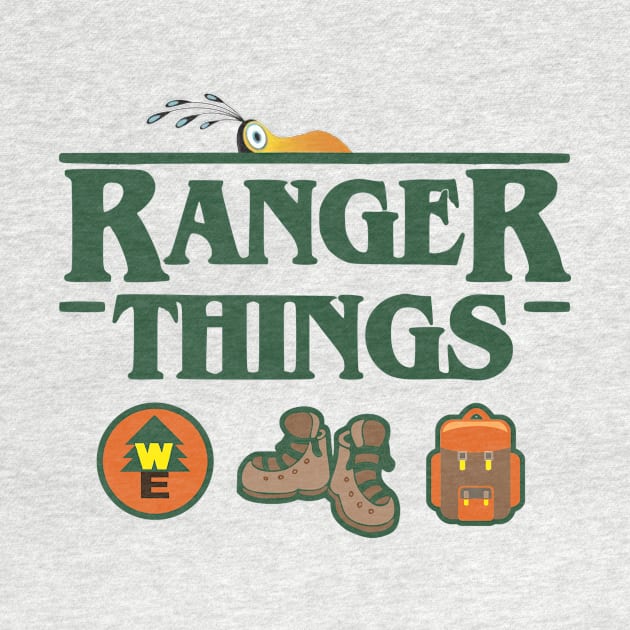 Up Ranger Things - Stranger Things by ThisIsFloriduhMan